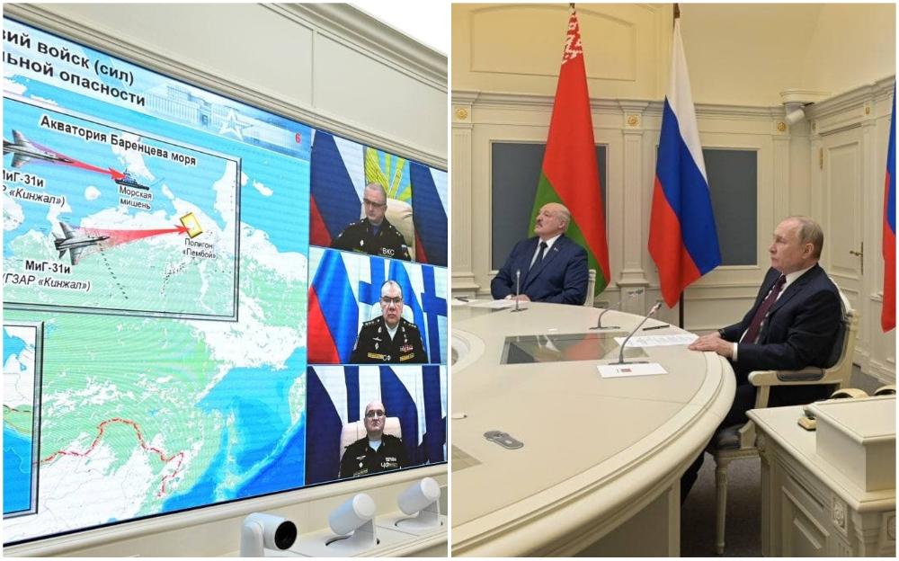 Putin i Lukašenko zajedno nadgledaju vježbe ruskih nuklearnih snaga