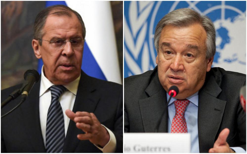 Lavrov: Gutereš se nikad nije izjasnio u korist sporazuma iz Minska