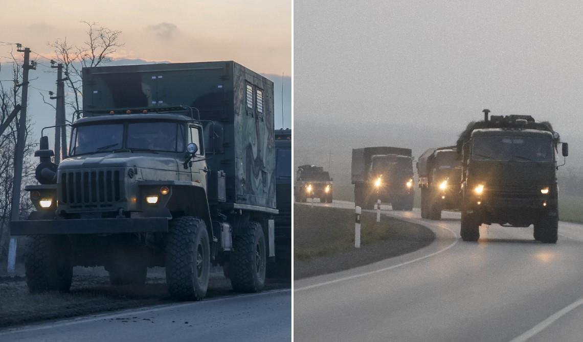 Ruski vojni konvoj viđen na putu ka ukrajinskom Donbasu