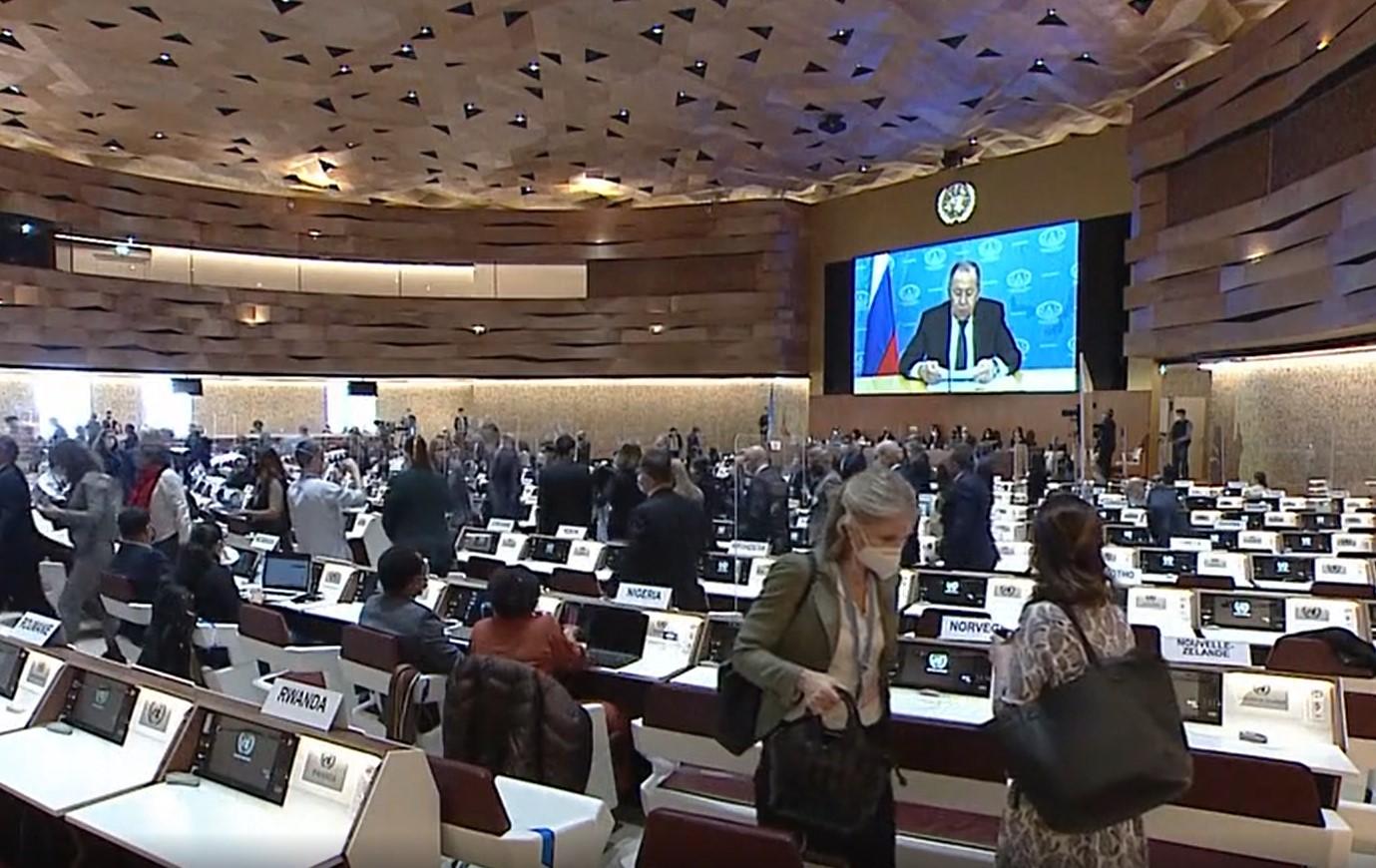 Zapadne diplomate napustile prostoriju kada je počeo govor Lavrova - Avaz