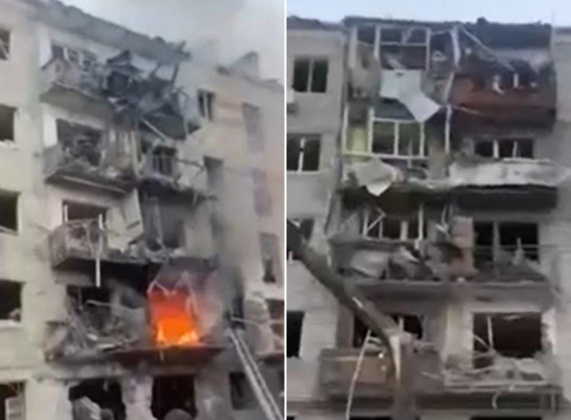 Novi vojni udar u Harkovu: Pogođen stambeni kompleks