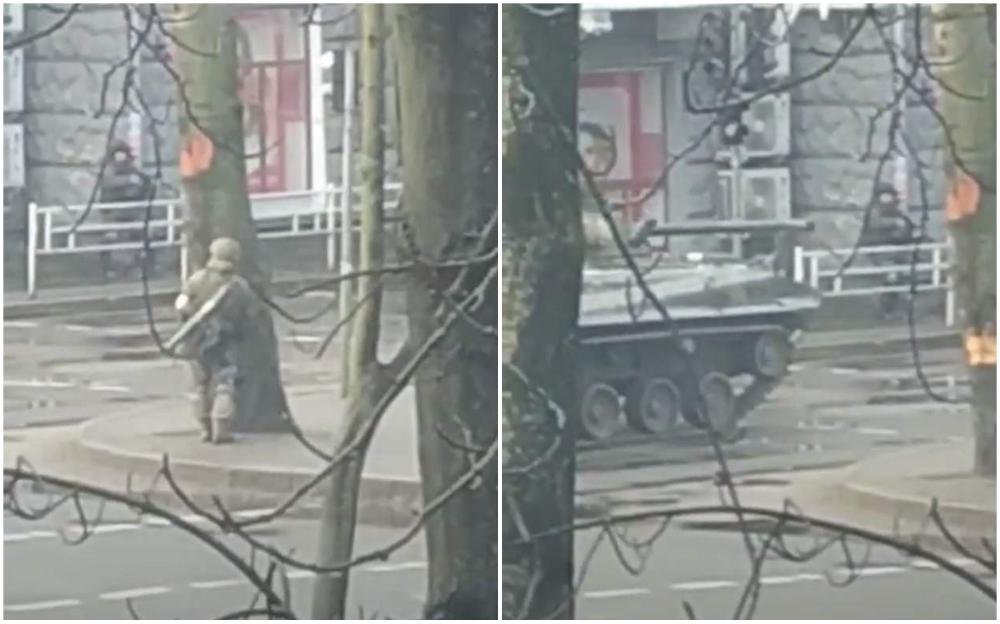 Objavljen snimak na kojem se vidi da su ruske trupe ušle u Herson