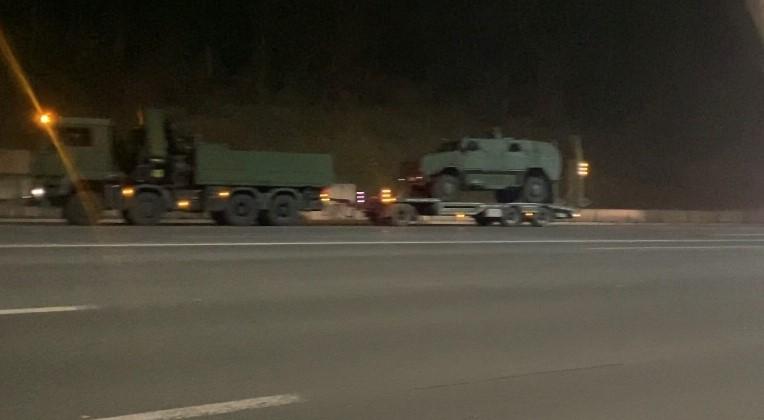 Vojni konvoj sinoć na ulazu u Sarajevo - Avaz