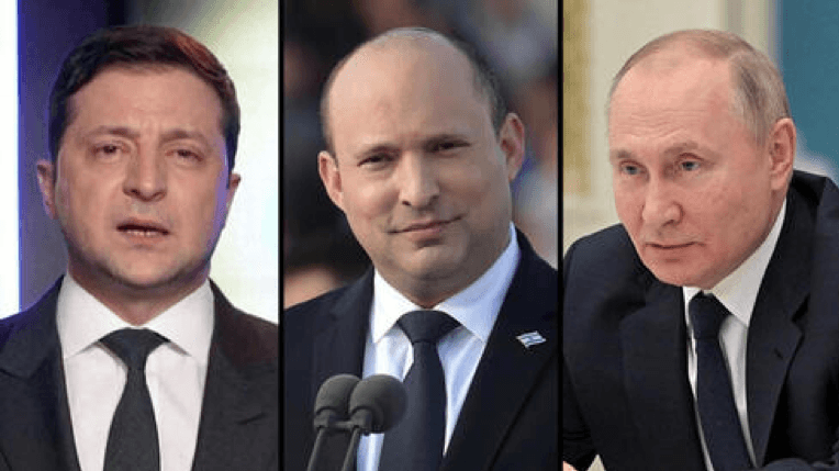 Zelenski, Benet i Putin - Avaz