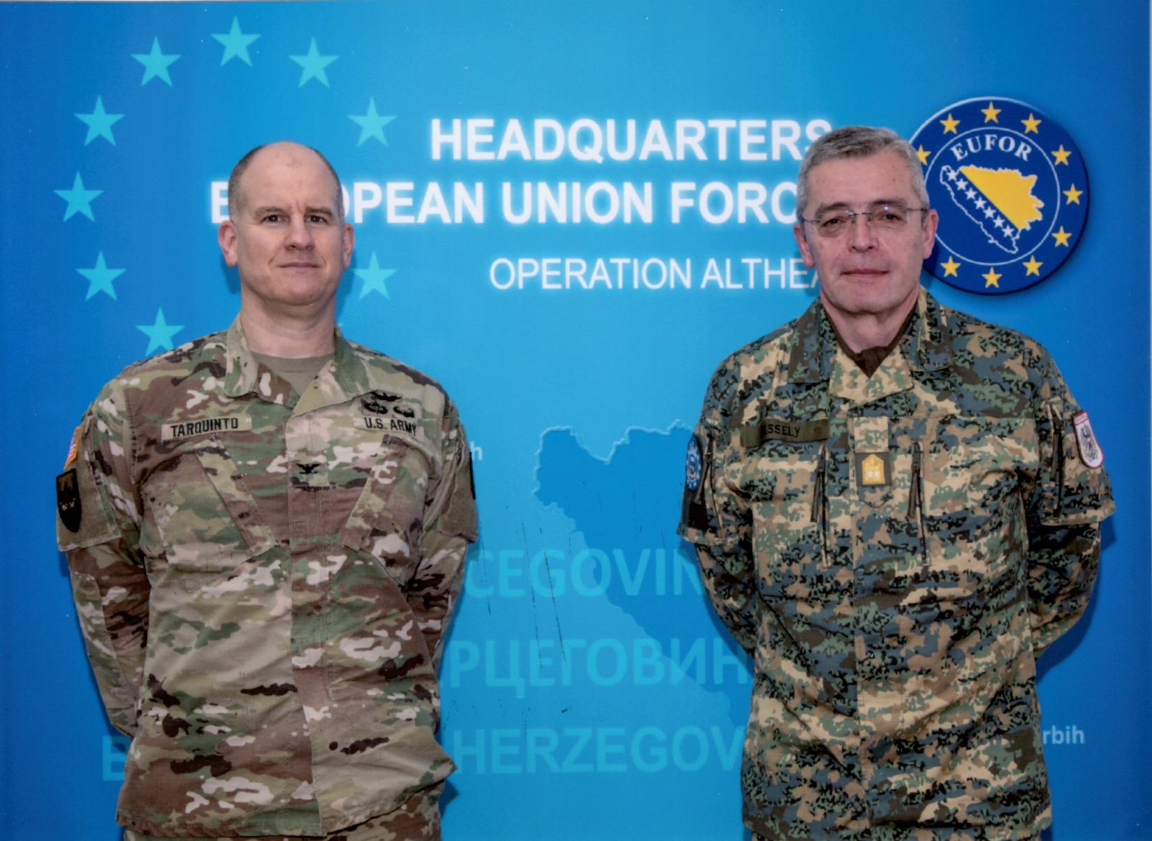 Sastali se vojni ataše u Ambasadi SAD-a i general-major EUFOR-a: Razgovarali o sigurnosnoj situaciji u BiH