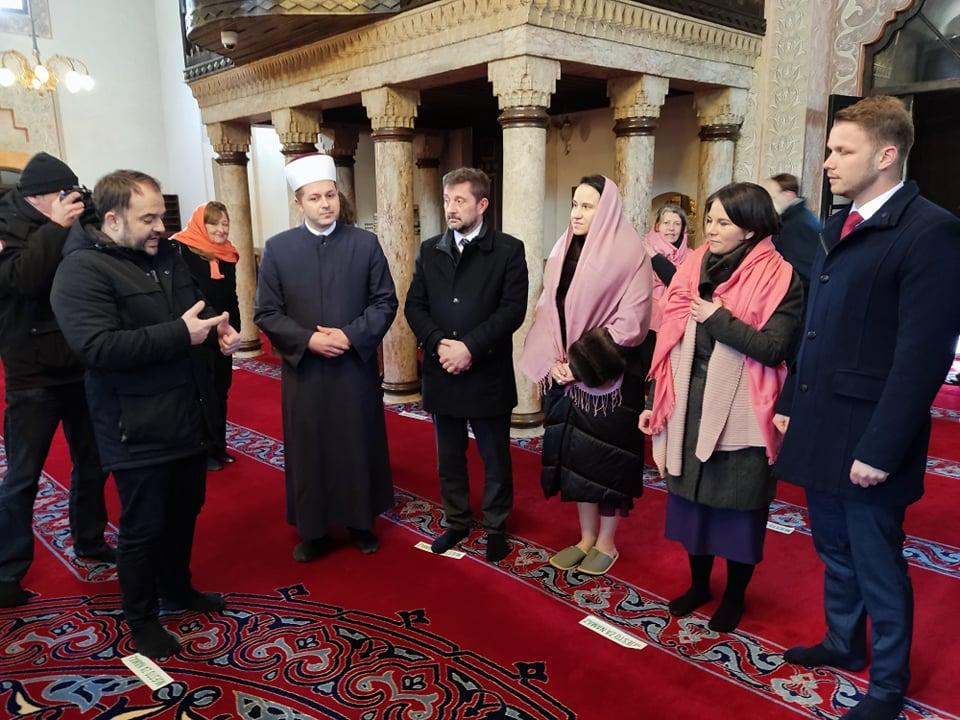 Berbok posjetila i Begovu džamiju - Avaz