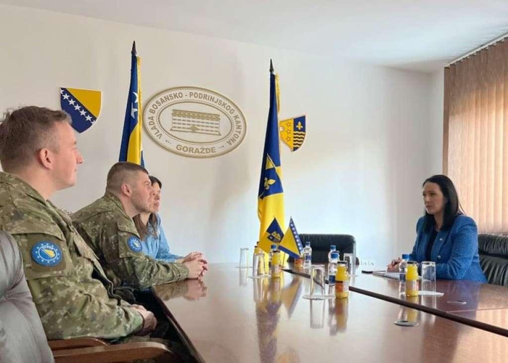 Predstavnici LOT tima EUFOR-a razgovarali s premijerkom BPK Aidom Obućom - Avaz