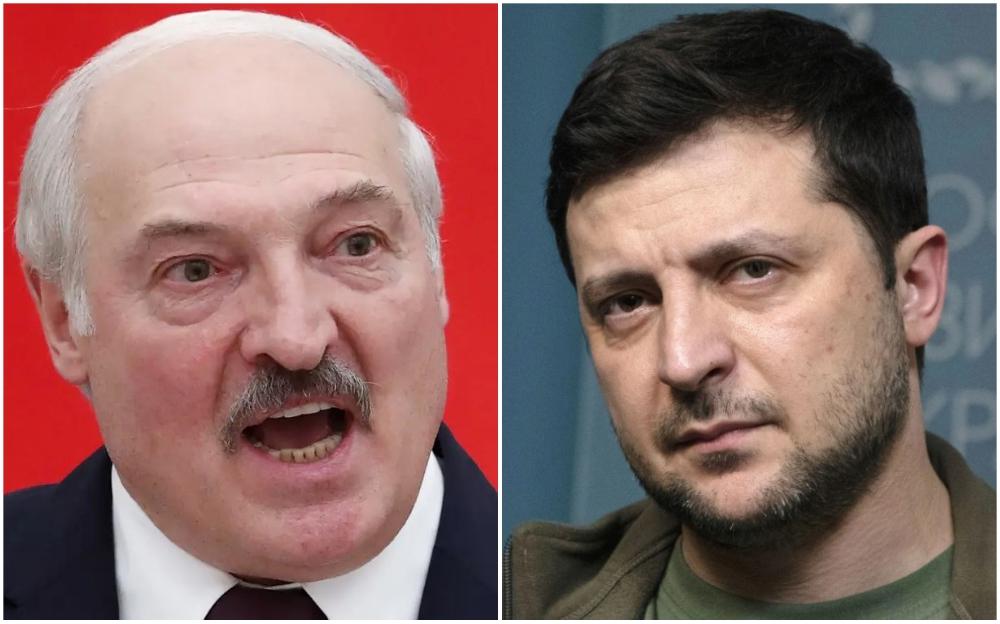 Aleksandar Lukašenko i Volodimir Zelenski - Avaz
