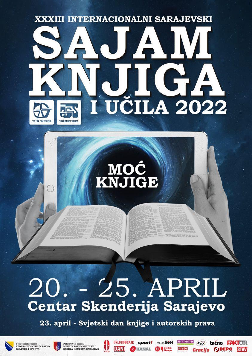 Internacionalni sarajevski Sajam knjiga i učila održat će se od 20. do 25. aprila