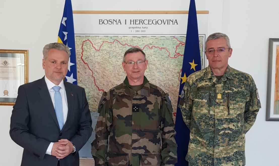 Satler sa komandantima EUFOR-a: Razgovarali o sigurnosnoj situaciji u BiH