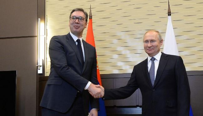 Aleksandar Vučić i Vladimir Putin, raniji susret - Avaz