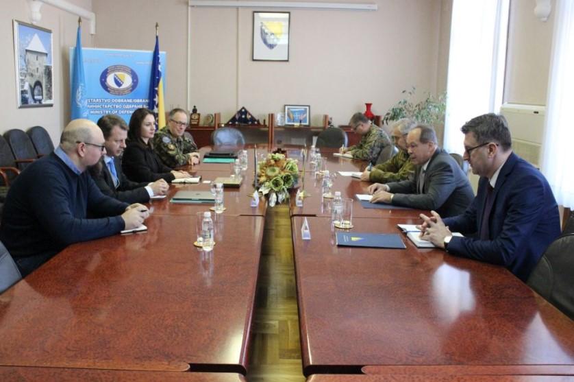 Ministar odbrane BiH sastao se sa šefom Savjetodavnog tima za upravljanje municijom iz Ženeve