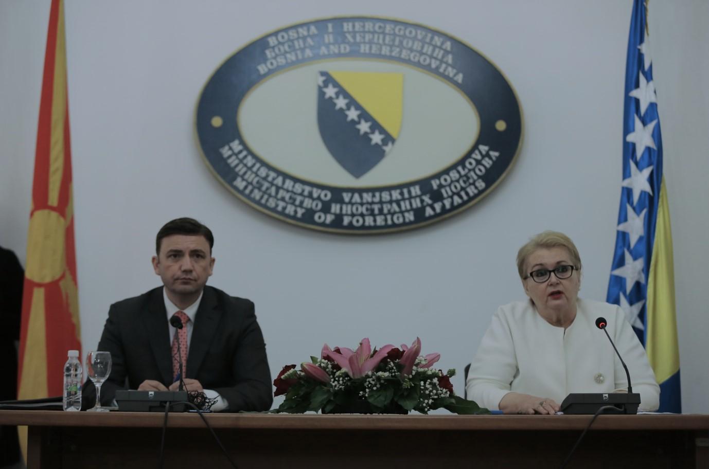 Turković se sastala sa ministrom vanjskih poslova Sjeverne Makedonije: Ekonomsku saradnju treba unaprijediti
