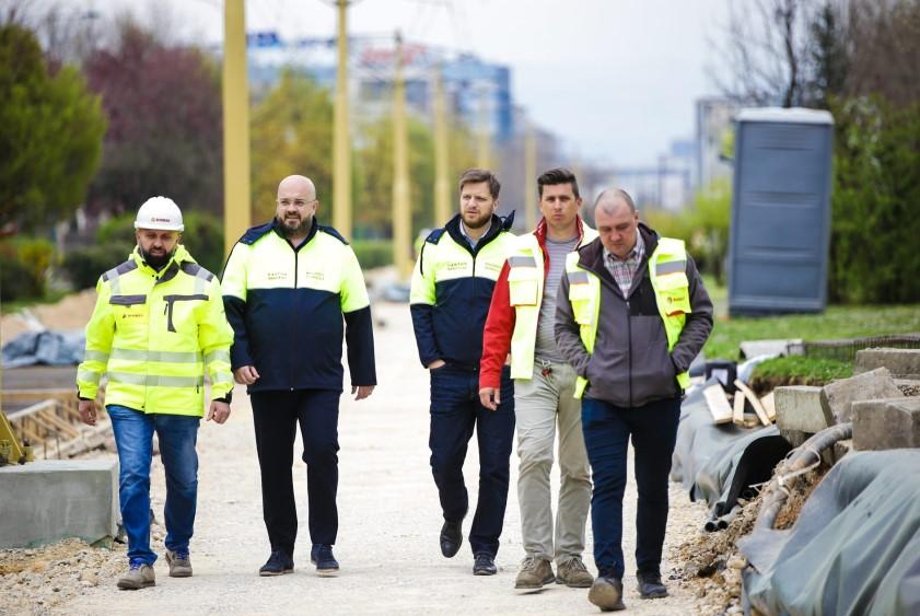 Čengić i Šteta obišli gradilište: Pruga će biti završena u roku, za razliku od federalnih projekata
