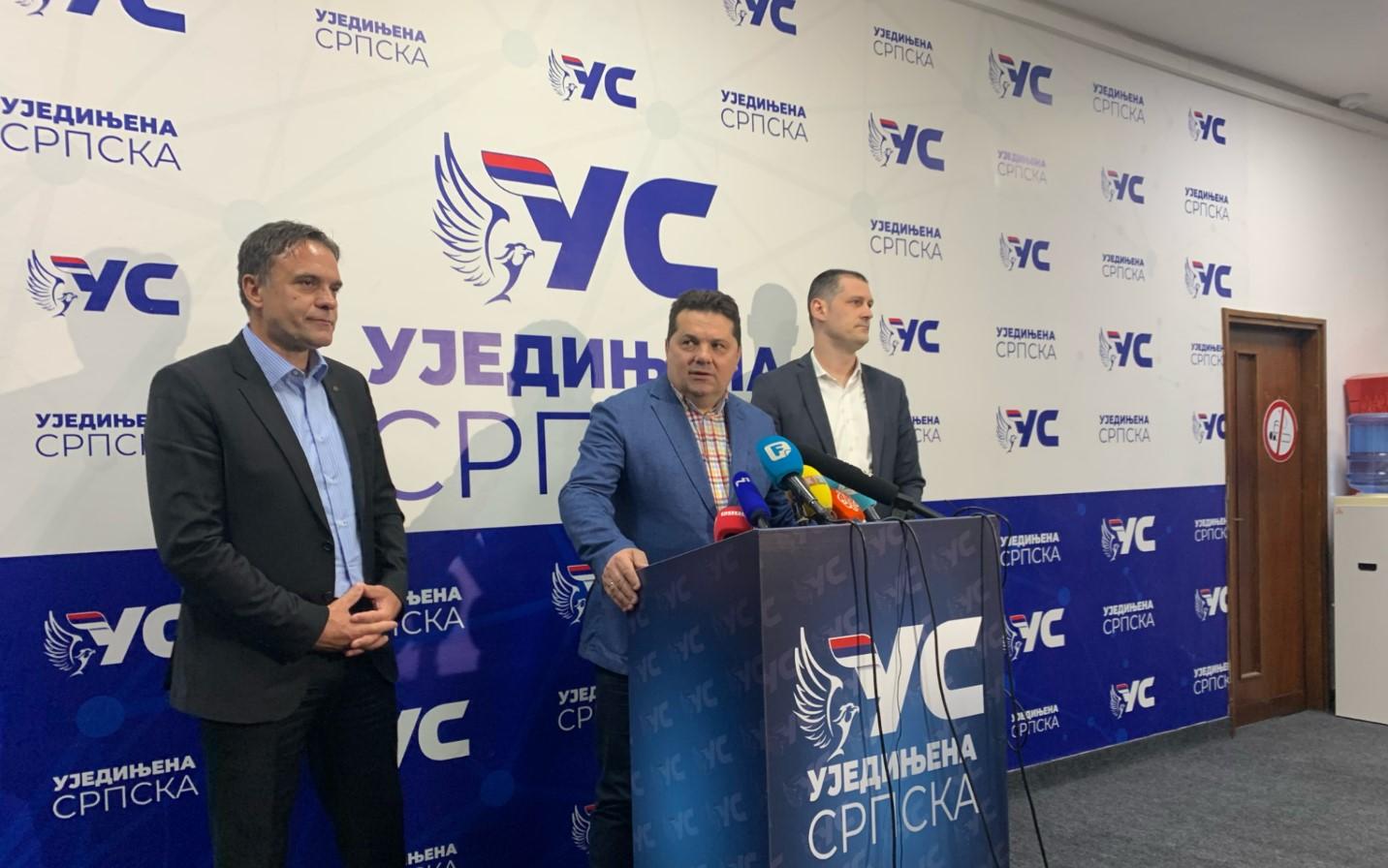 Stevandić: Pozivamo članstvo Ujedinjene Srpske da aktivno učestvuje na skupu "Sloboda"