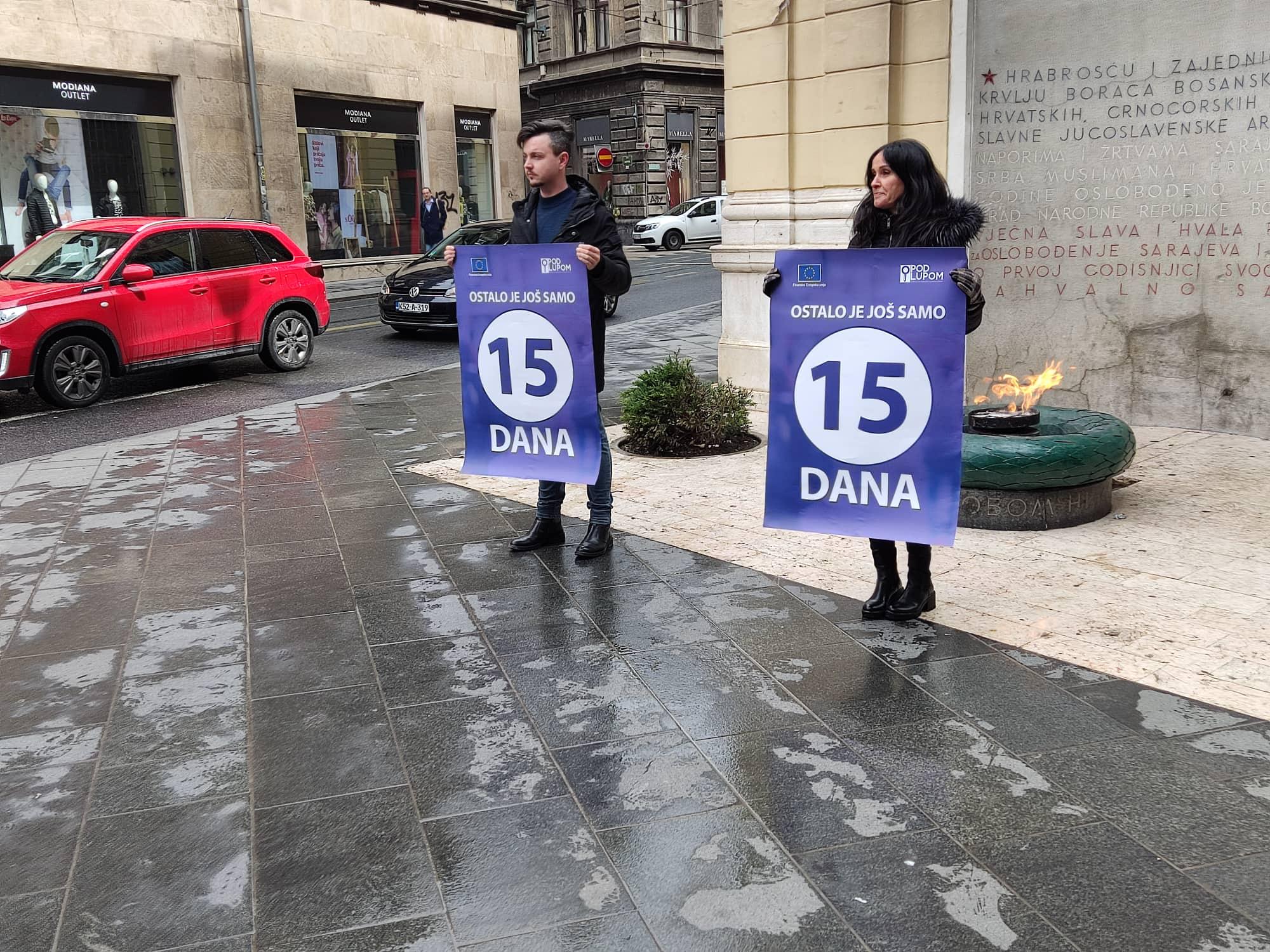 Simbolično 5 do 12: Koalicija "Pod lupom" pozvala na hitno unaprjeđenje izbornog procesa u BiH, ostalo je još 15 dana