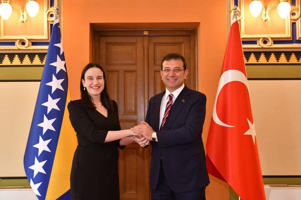 Benjamina Karić sa gradonačelnikom Istanbula - Avaz