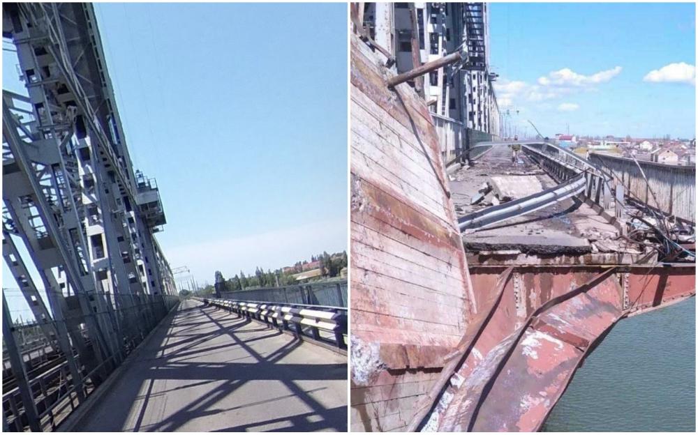 Most Zaltoka: Prije i poslije ruskog bombardiranja - Avaz