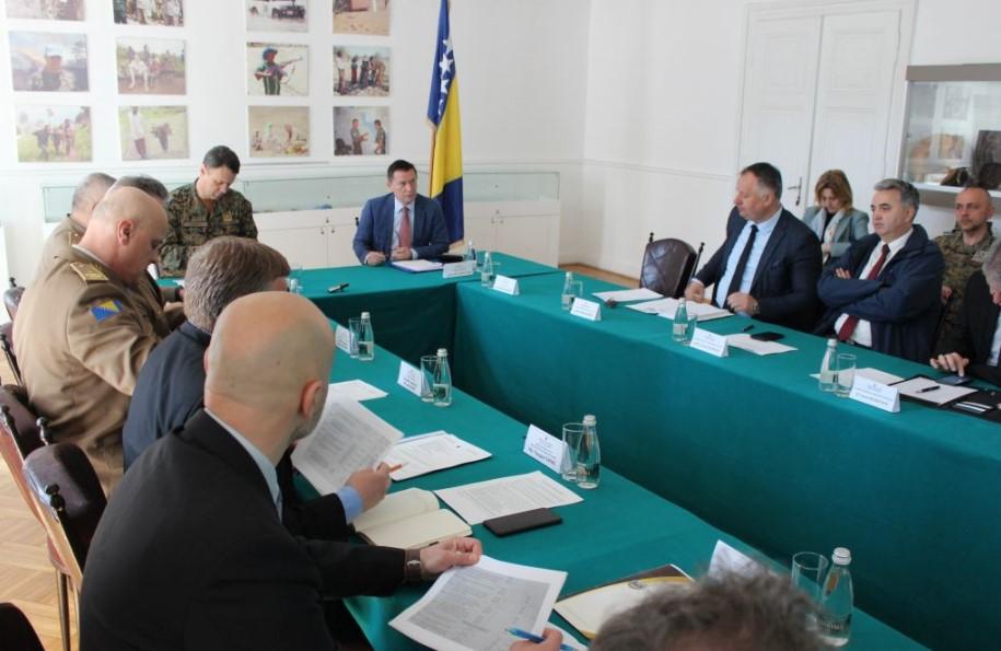 Održan sastanak sa članovima Ministarstva odbrane BiH i političkim savjetnikom NATO-a