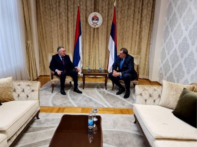 Dodik se sastao sa ruskim ambasadorom u BiH: Razgovarali o političkoj i ekonomskoj situaciji