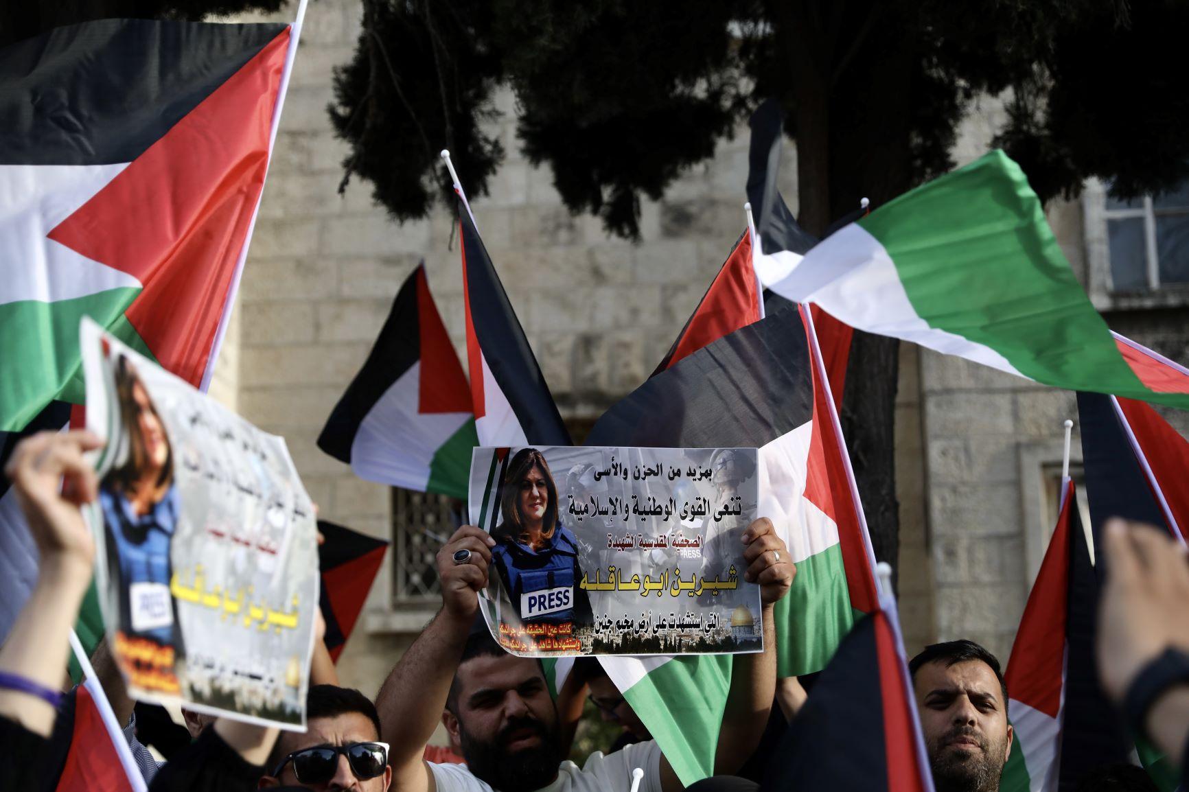 Na protestima zbog ubistva novinarke Al Jazeere povrijeđeno pet Palestinaca - Avaz