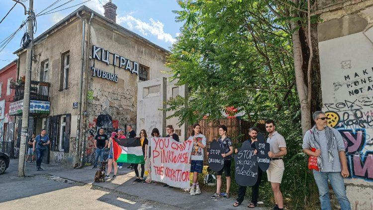 "Žene u crnom" održale protest protiv okupacije Palestine tokom festivala u Beogradu