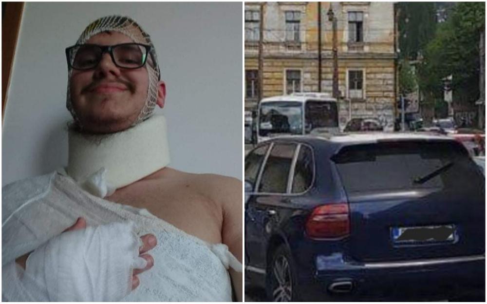 Student koji je Porscheom udaren na Drveniji za "Avaz": Samo se sjećam trolejbusa i bolnice kada su mi namještali rame