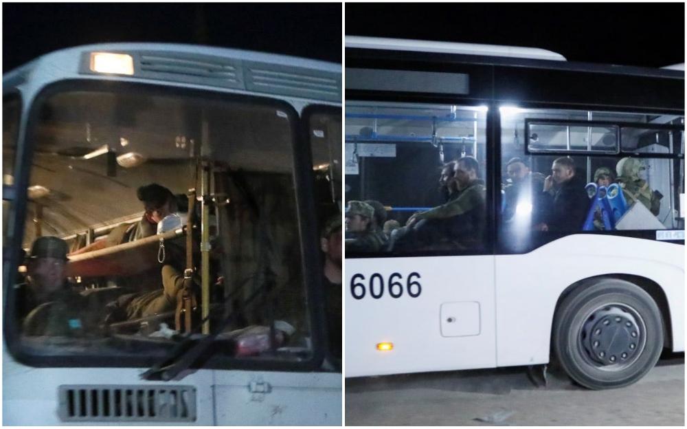 Autobusi sa ukrajinskim vojnicima napustili čeličanu Azovstal
