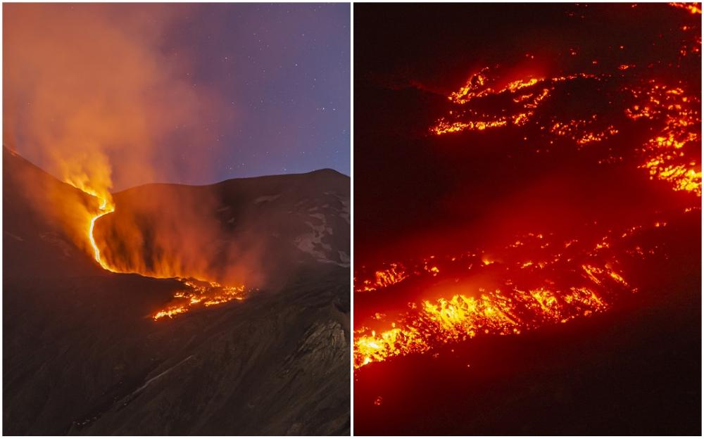 Ponovo eruptirao vulkan Etna i izbacuje lavu niz svoje kratere