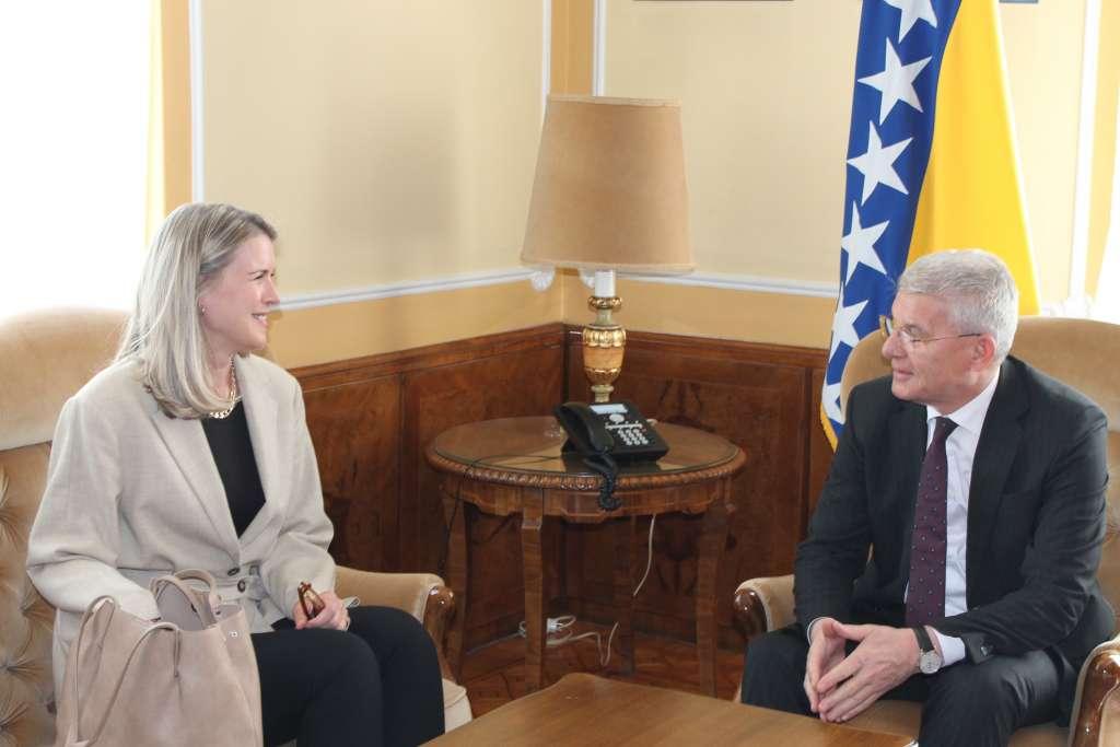 Strömquist informs Džaferović about Sweden's decision to apply for NATO membership