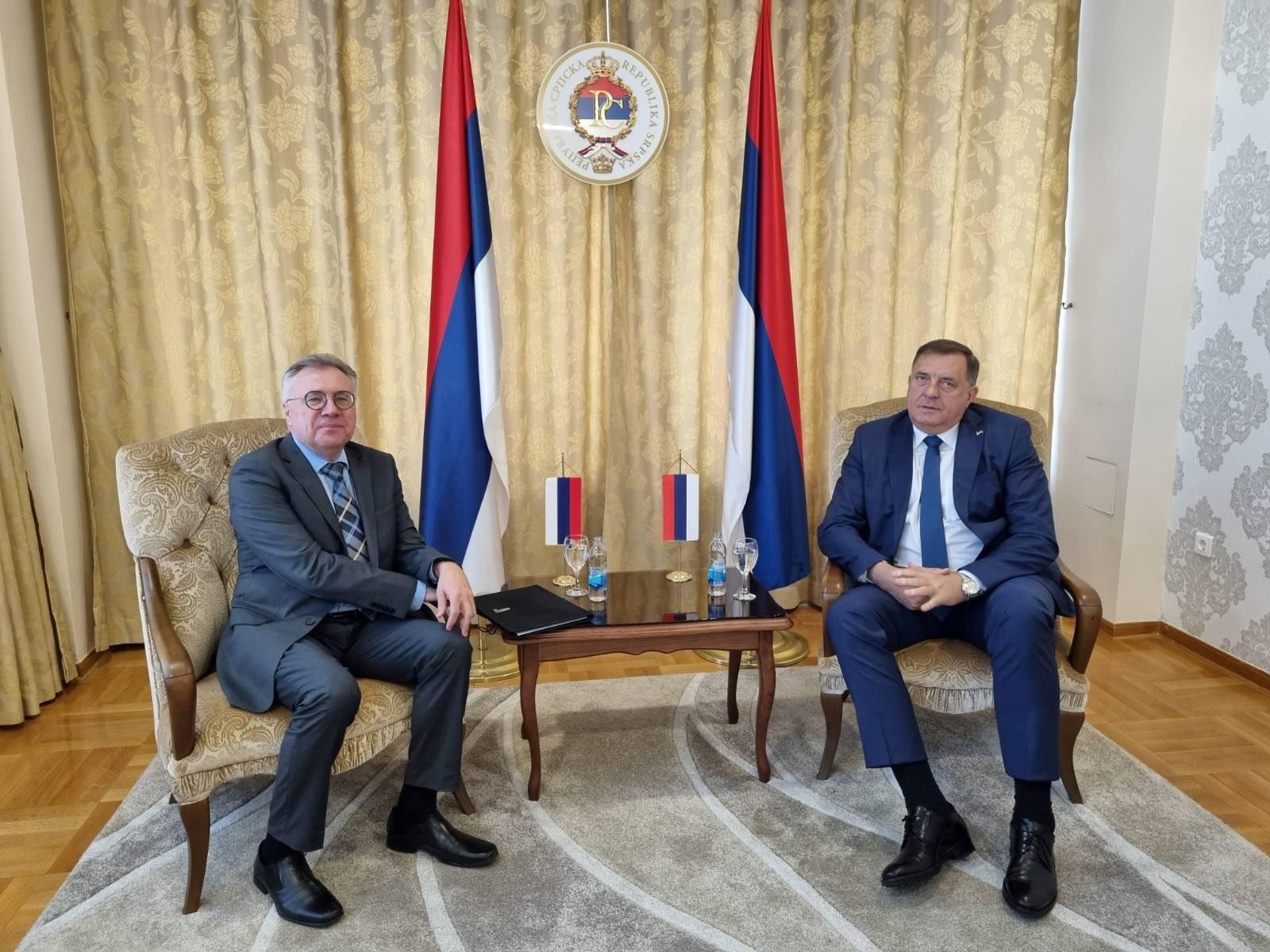 Dodik nakon sastanka sa Kalabuhovim: BiH nije uvela sankcije Rusiji