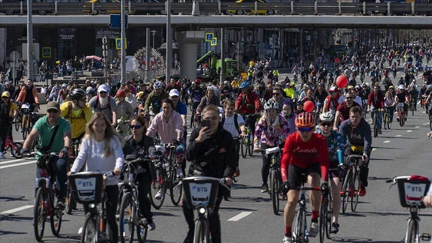 "Proljetni biciklistički festival" održan u Moskvi: Učestvovalo 40.000 biciklista