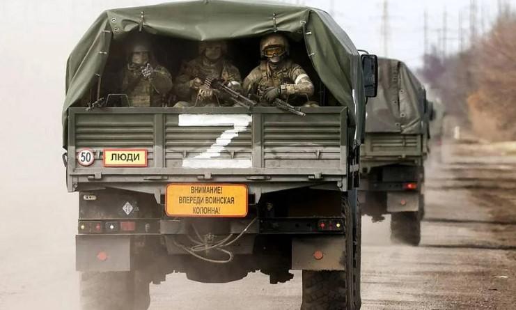 Simbol Z na ruskom vojnom vozilu - Avaz