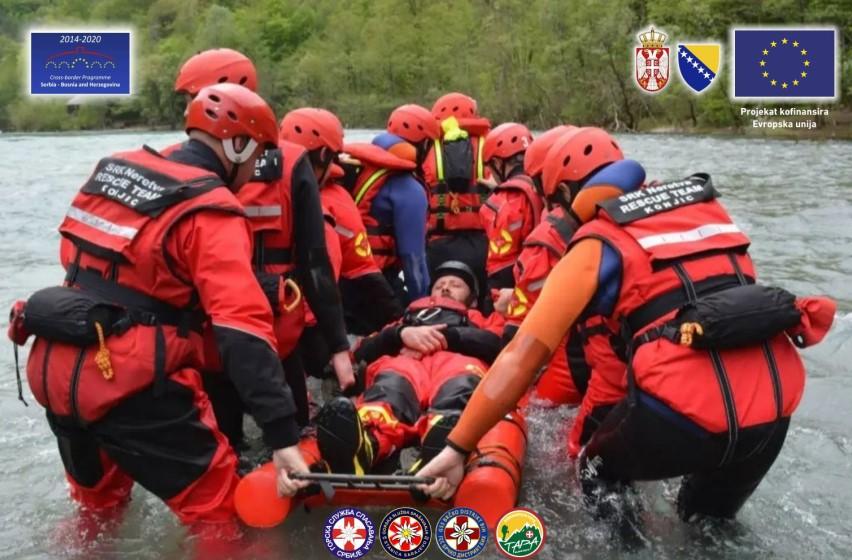 Gorska služba spašavanja: Održana obuka za intervenciju na brzim vodama