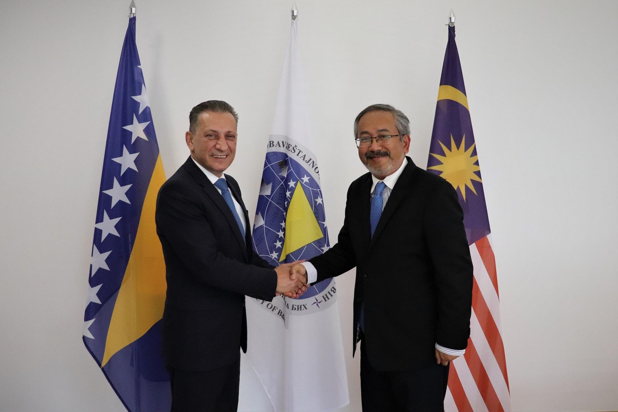 Mehmedagić se sastao s delegacijom obavještajno-sigurnosne službe iz Malezije