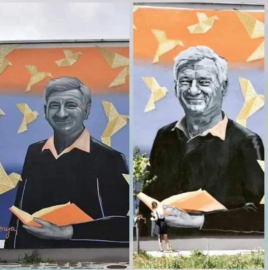 Završen mural generalu Jovanu Divjaku - Avaz