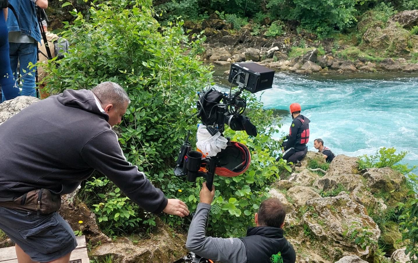 Producenti oduševljeni prirodom: U Bihaću se snima holivudski film "Divlja rijeka 2"