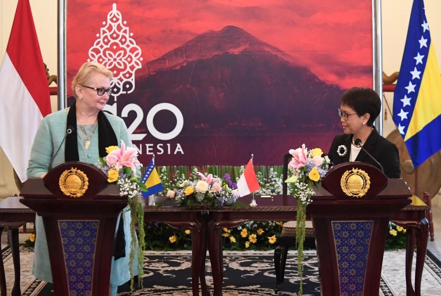 Turković u posjeti Indoneziji: Sastala se sa ministricom vanjskih poslova