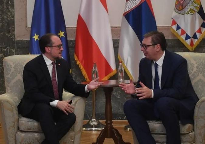 Vučić sa Šalenbergom: Srbija cijeni angažovanje Austrije na proširenju EU