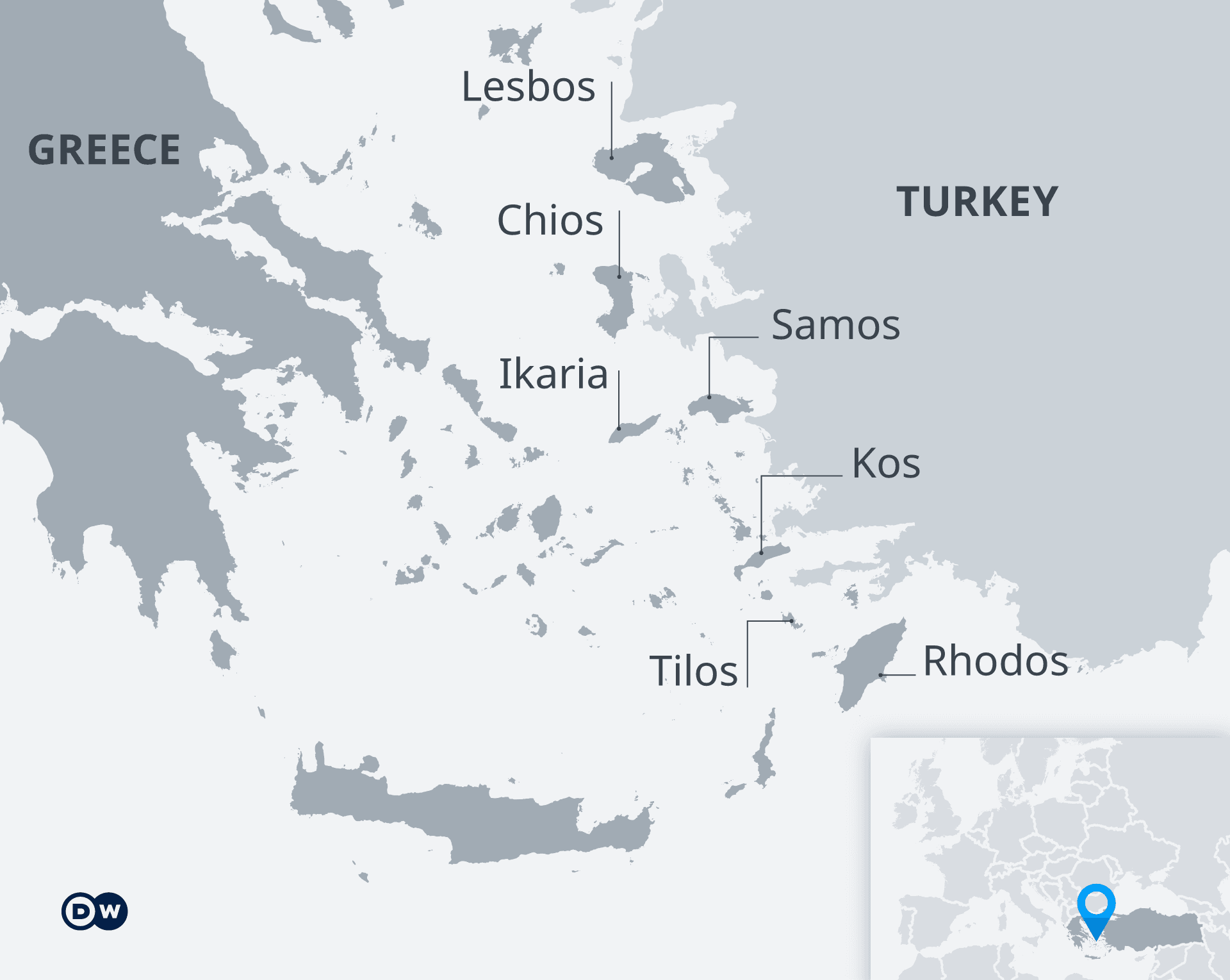 Brojni su grčki otoci vrlo blizu turskom kopnu - Avaz