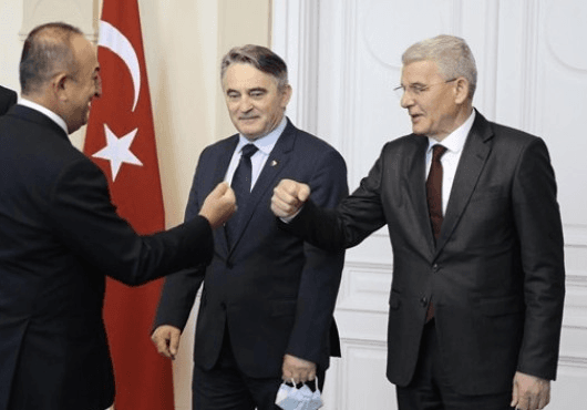 Turski šef diplomatije sa Džaferovićem i Komšićem, a nakon toga i sa Turković
