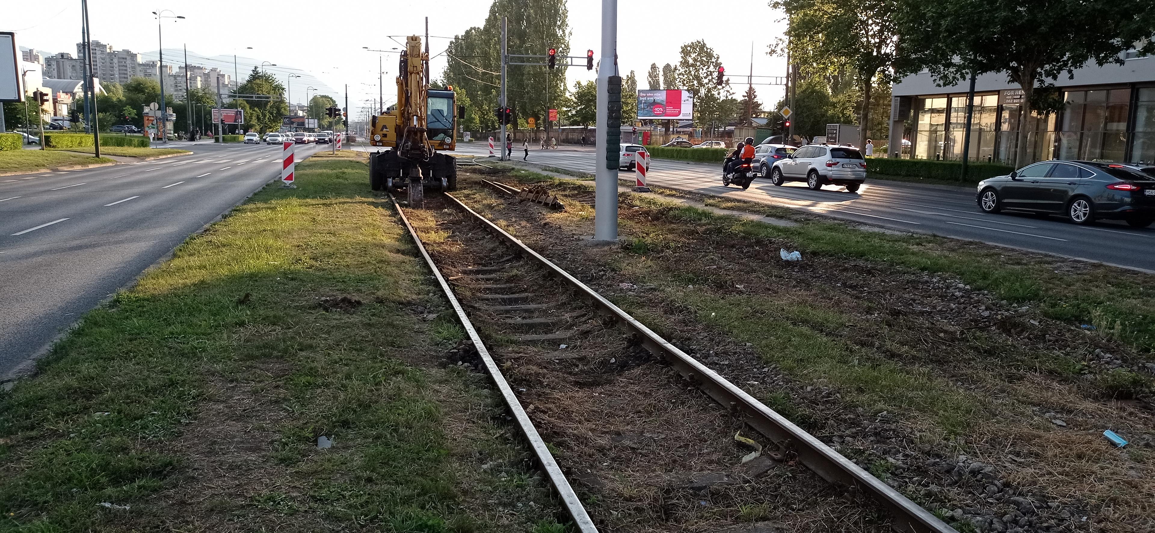 Pogledajte dokle su došli radovi na rekonstrukciji tramvajske pruge