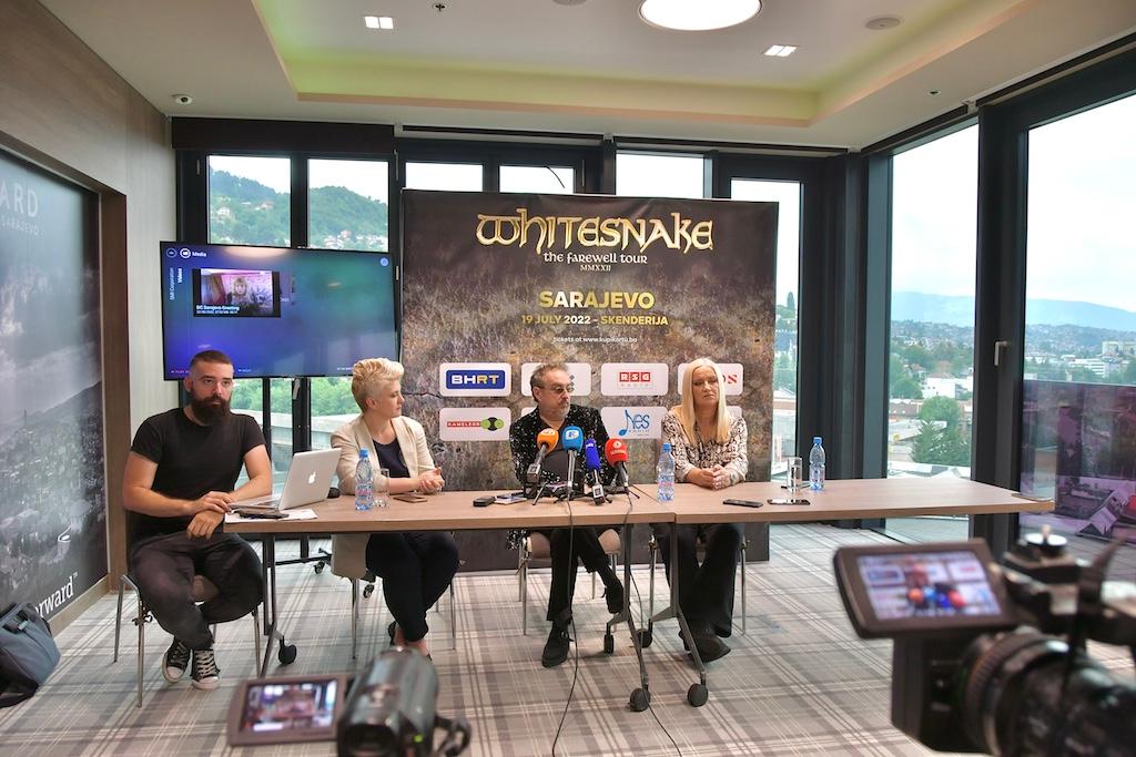 Pres-konferencija povodom koncerta "Whitesnakea": Sve je spremno za spektakl u Sarajevu