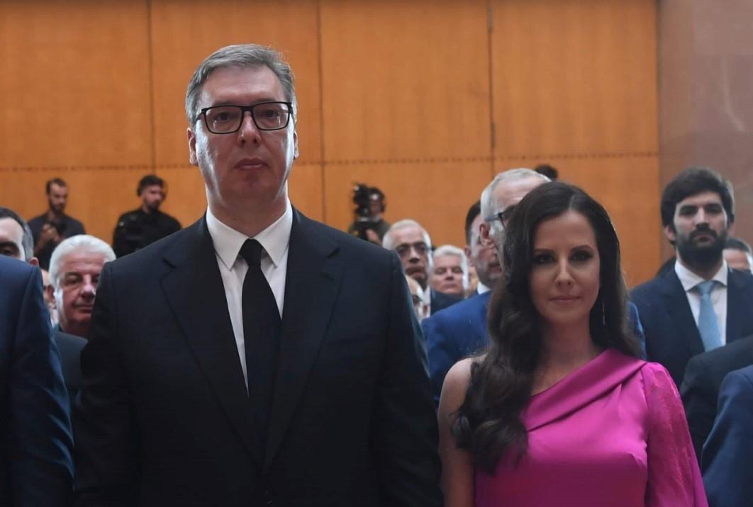Vučićeva supruga "ukrala šou" na inauguraciji predsjednika Srbije