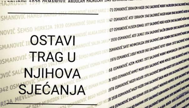 Glumci pozivaju građane da zajedno čitaju imena 8.372 žrtve genocida u Srebrenici