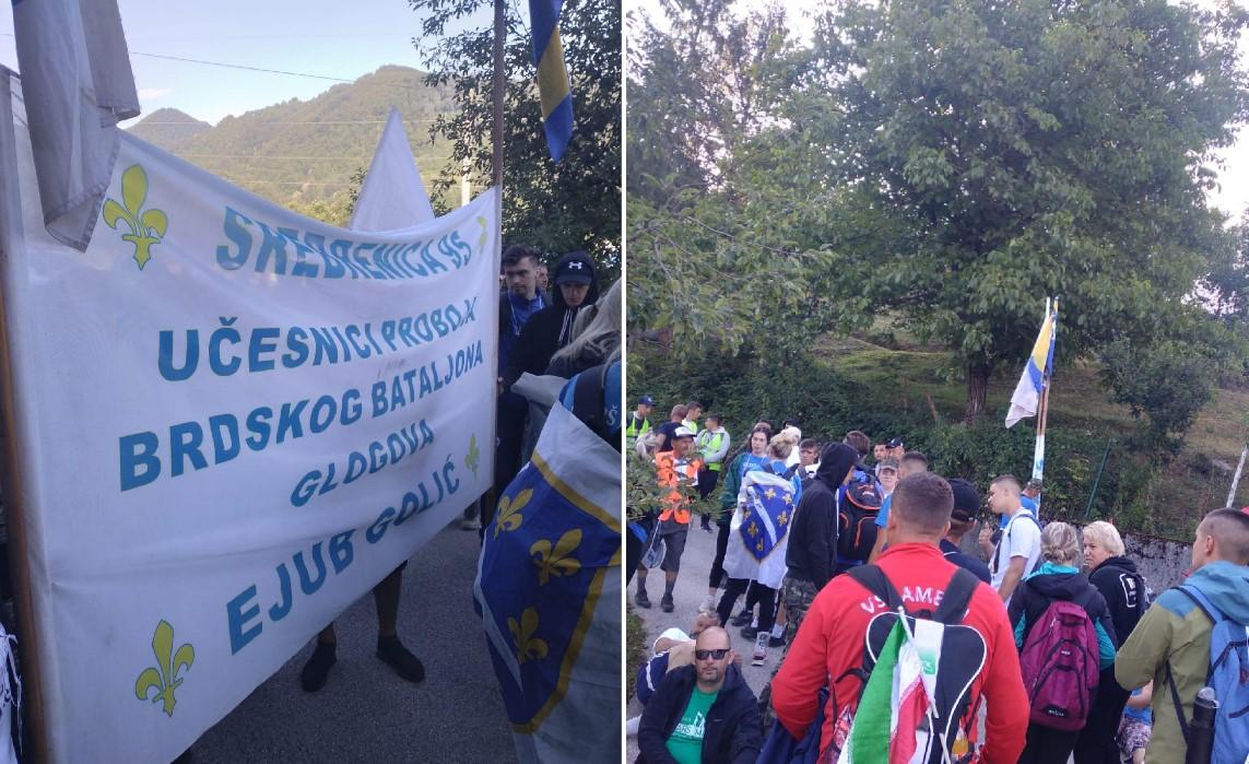Nekoliko hiljada učesnika Marša mira nastavilo pohod prema Potočarima