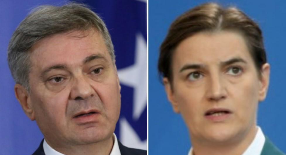 Denis Zvizdić poručio Ani Brnabić: Bolje bi joj bilo da prati i reaguje na huškačke izjave ministra Vulina - Avaz