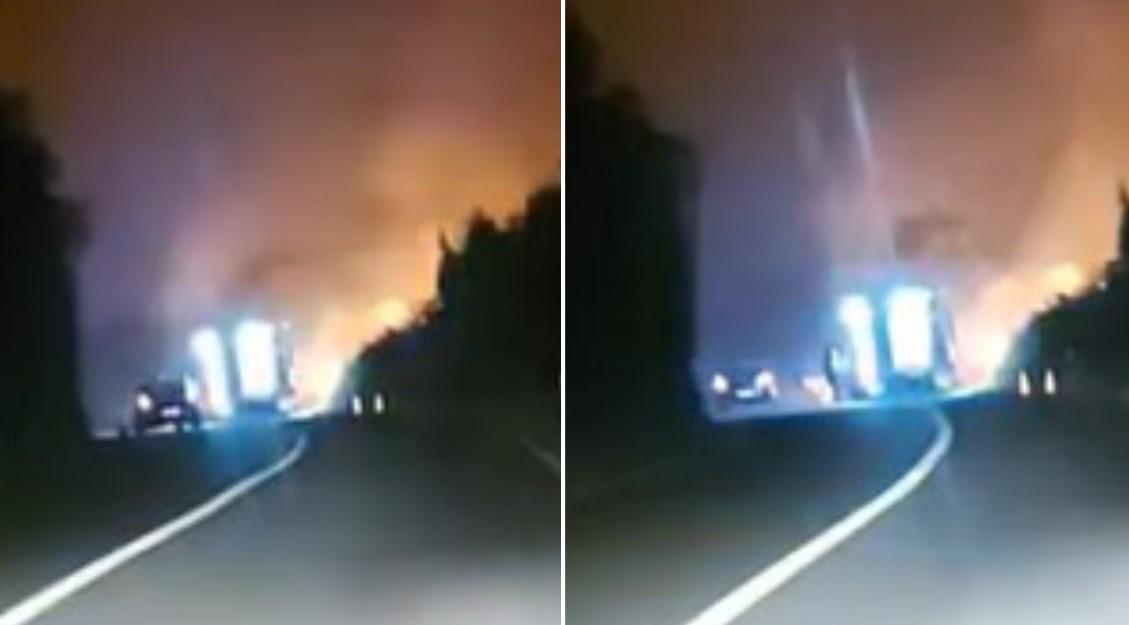 Požar kod Bileće se oteo kontroli: Vatra se spustila do magistralnog puta