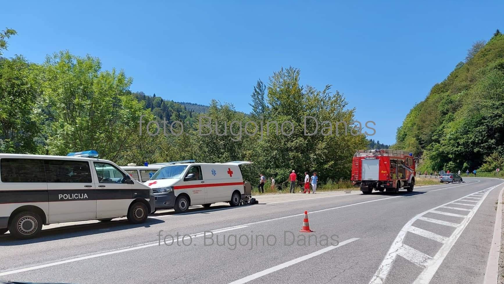 Haos na putu Bugojno - Kupres: Survao se automobilom u provaliju, teško povrijeđen