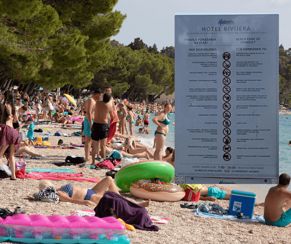 Na popularnoj plaži u Hrvatskoj zabranjeno donijeti sok, sendvič ili ležaljku